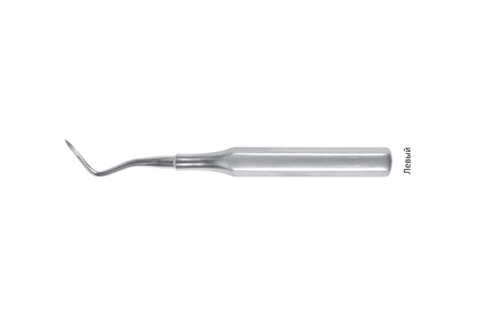 RTP-02 Стоматологический корневой элеватор Heidbrink с тонкой ручкой, левый, Mr.Curette Tech, Южная Корея